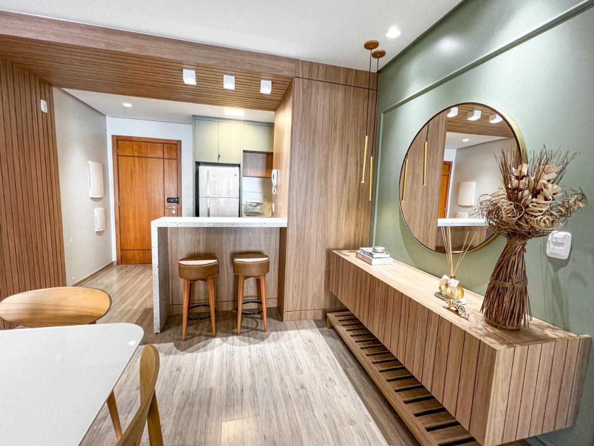 Apto Moderno Com Lareira, Piscina Aquecida E Infra Completo Em Gramado Luaran gambar